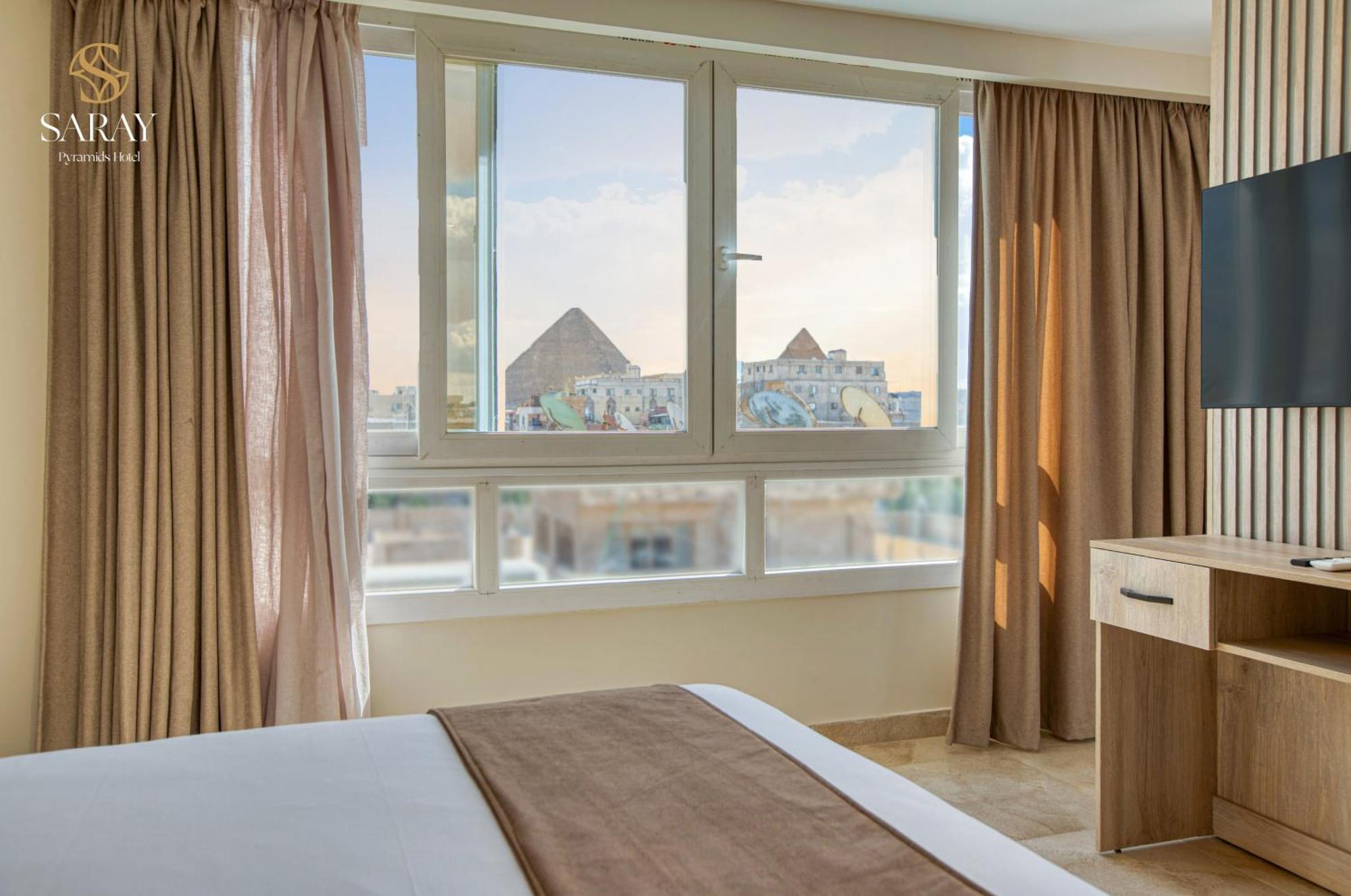 Saray Pyramids & Museum View Hotel Kafret el-Gabal Eksteriør bilde