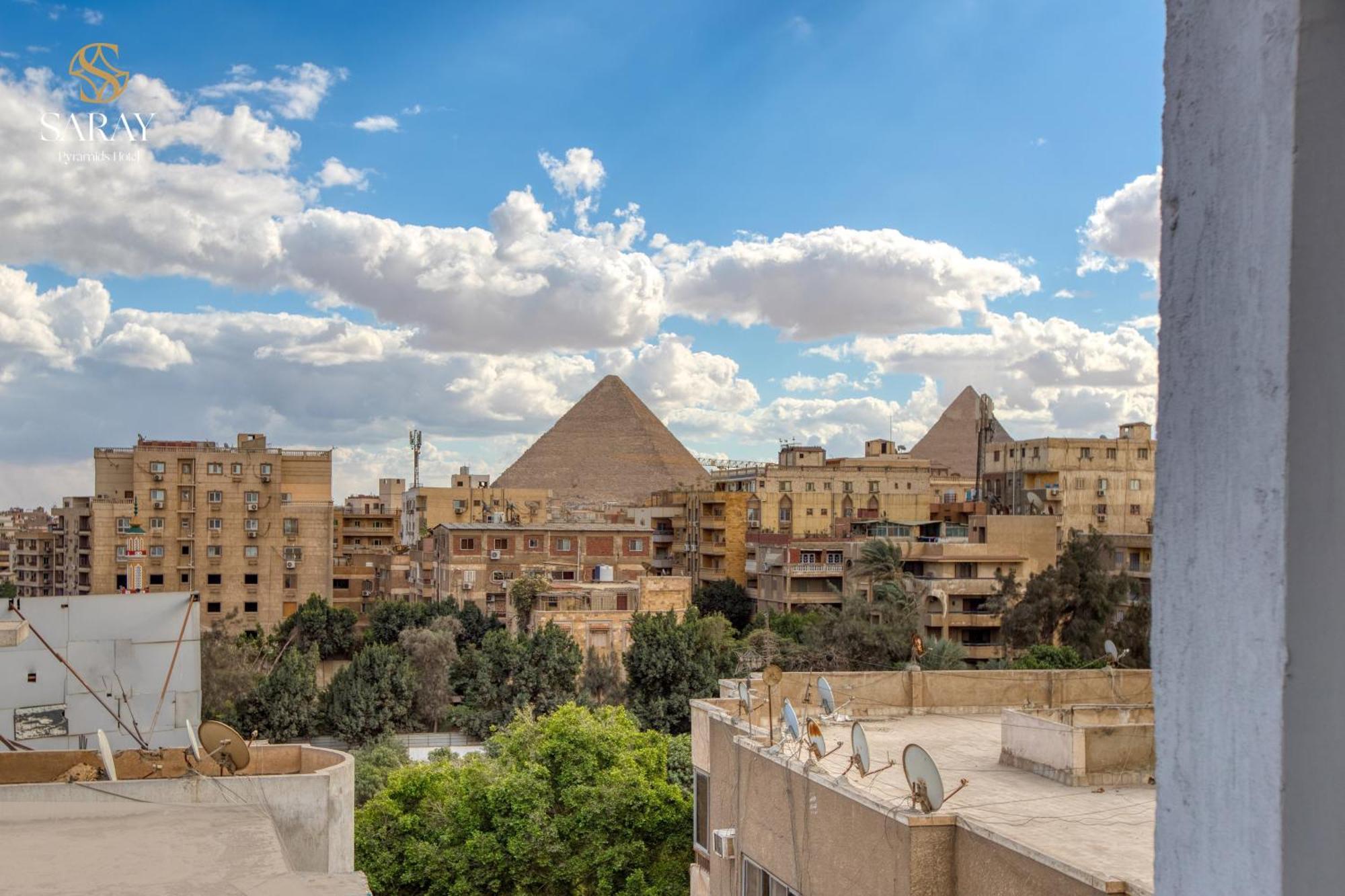 Saray Pyramids & Museum View Hotel Kafret el-Gabal Eksteriør bilde