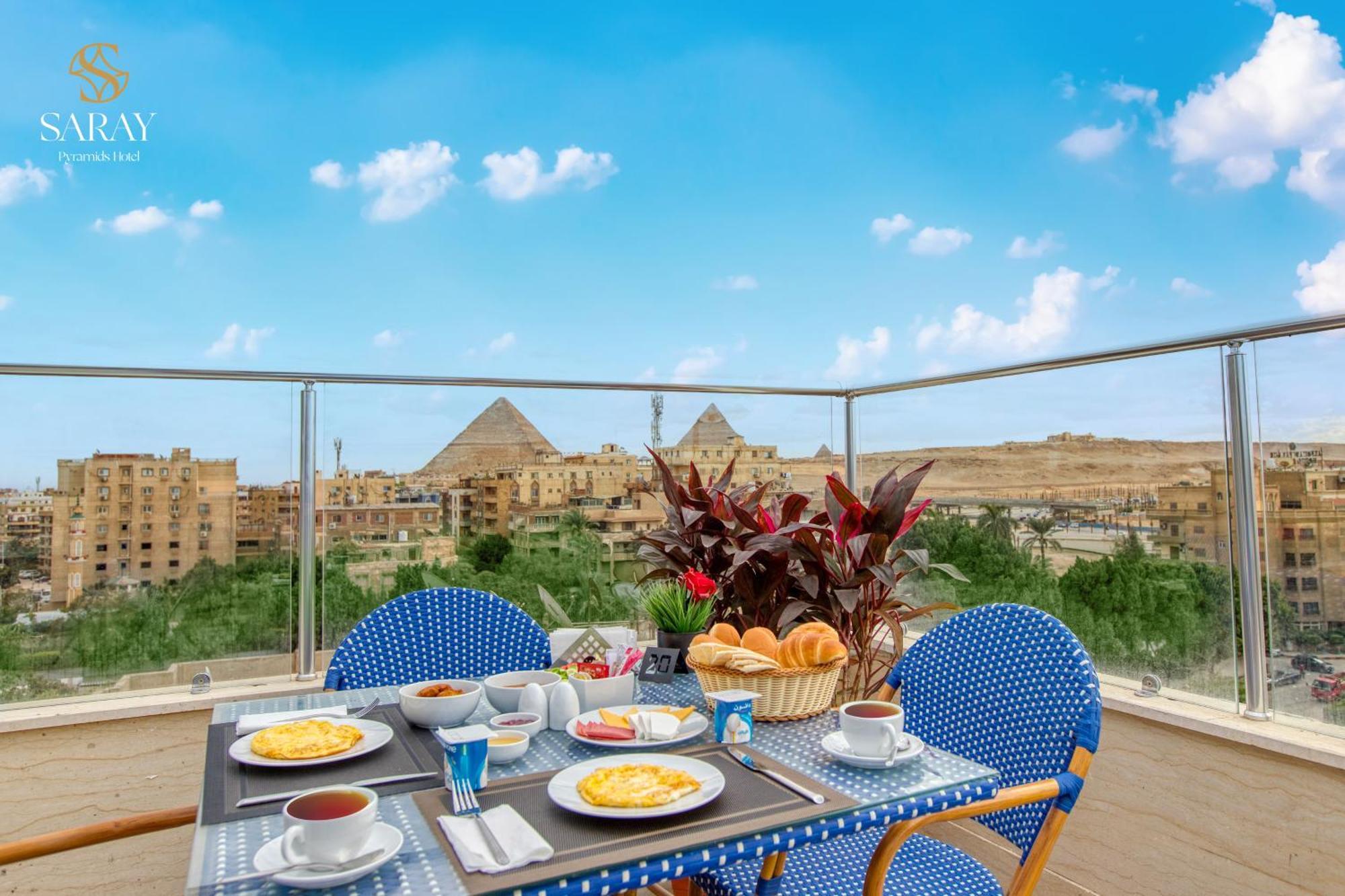 Saray Pyramids & Museum View Hotel Kafret el-Gabal Eksteriør bilde
