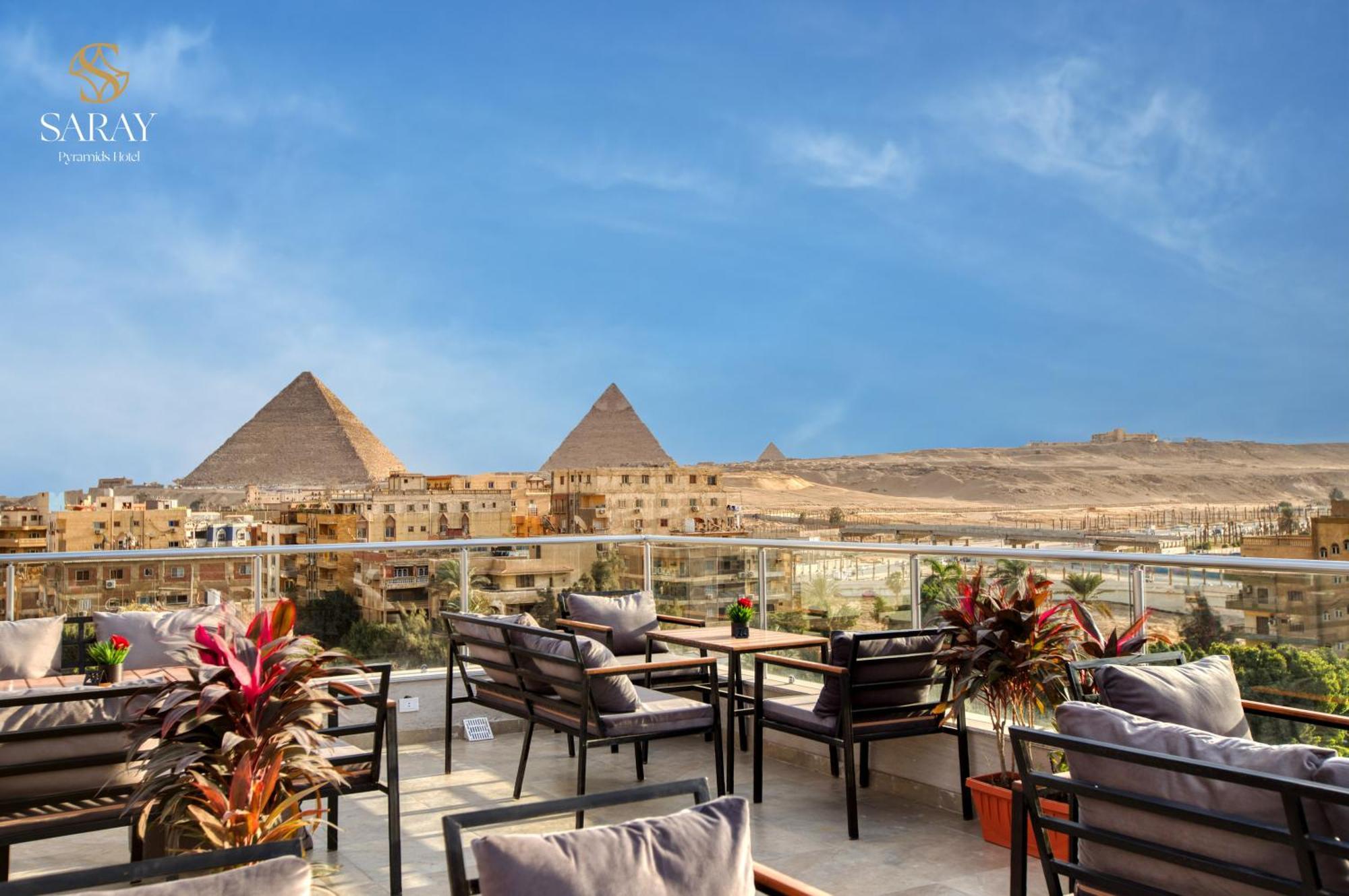 Saray Pyramids & Museum View Hotel Kafret el-Gabal Eksteriør bilde