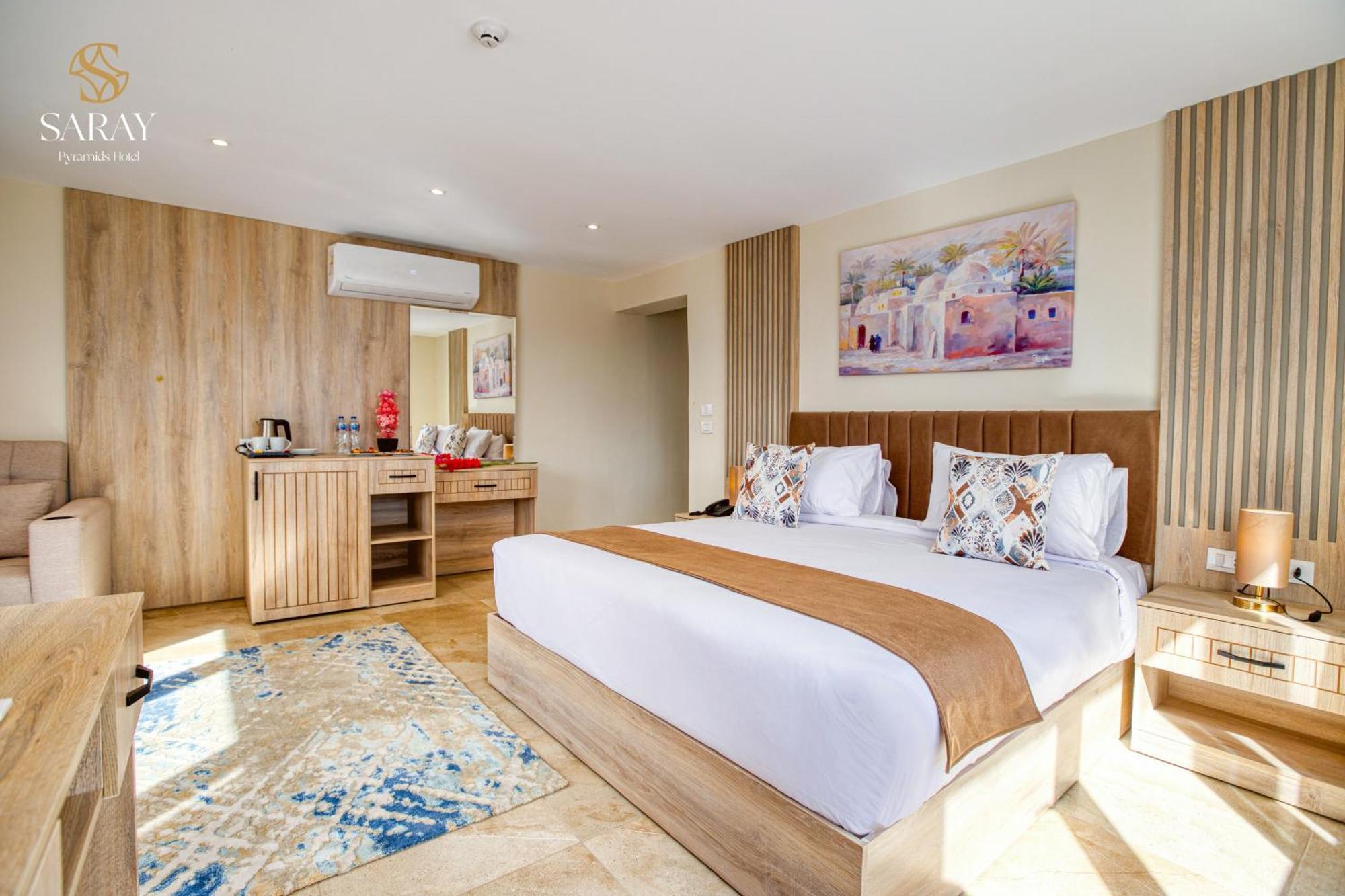 Saray Pyramids & Museum View Hotel Kafret el-Gabal Rom bilde